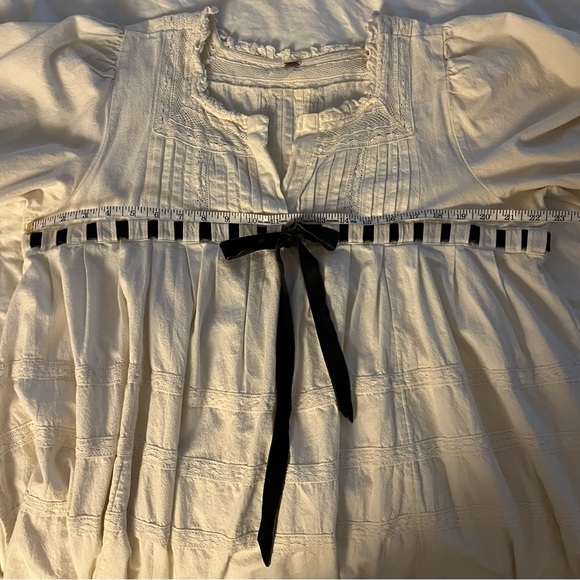 Free People Tea Time Babydoll Mini Dress Size: L - Picture 6 of 8